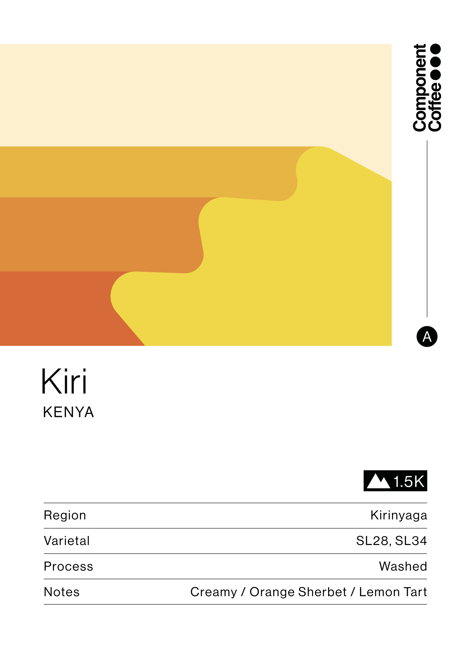 Kiri label — Kenya